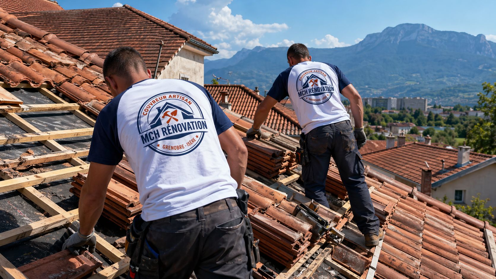 Artisan couvreur en rénovation de toiture à Grenoble
